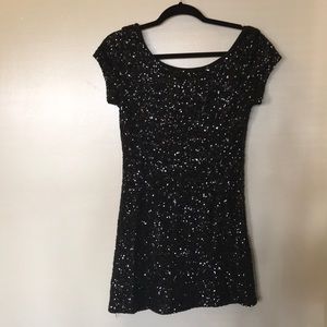 LF Millau Sequin Short Sleeve Dress